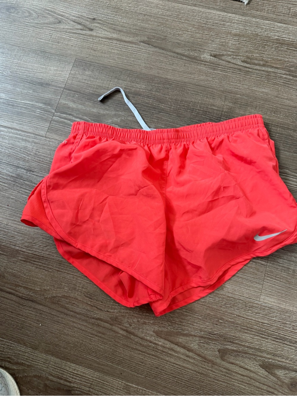 Nike Women’s Coral-Red Athletic Running Shorts size small